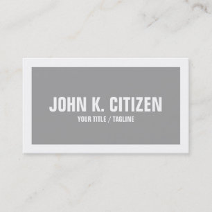 Carte de visite large de frontière de caractères