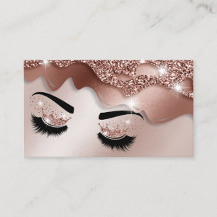 Carte De Visite L'artiste de maquillage Crown Lashes Beauty Salon 