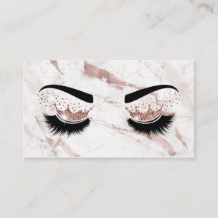 Carte De Visite L'artiste de maquillage Crown Lashes Beauty Salon