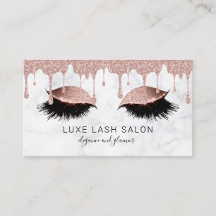Carte De Visite L'artiste de maquillage lance l'or de la Parties s