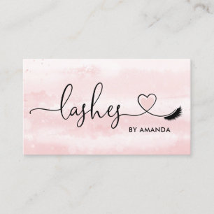 Carte De Visite L'artiste maquillage Yebrow Eyes Lavage Le Coeur