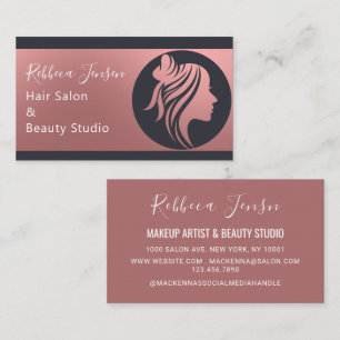 Carte De Visite Lash de maquillage professionnel pour salon de coi