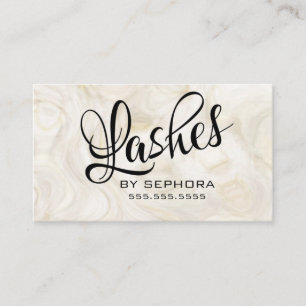 Carte De Visite Lash Extensions Beauty Consultant Expert