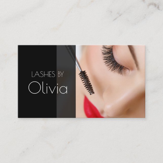 Carte De Visite Lash Extensions Salon de beauté (Devant)