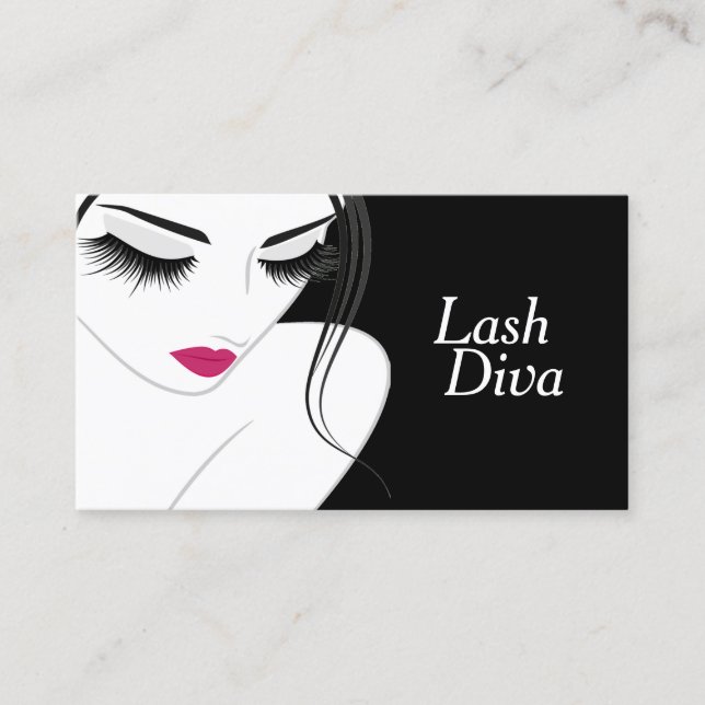Carte De Visite Lash Extensions Salon Spa de beauté (Devant)