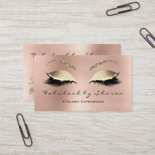 Carte De Visite Lashes, Beauty Studio, Snapchat, Instagram, FB,