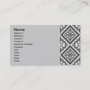 Carte De Visite Latis Motif géométrique