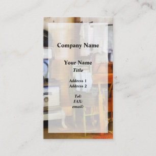 Carte De Visite Laundry Drying à Kitchen