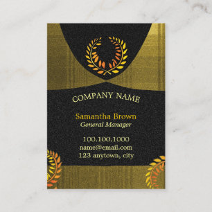 Carte De Visite Laurel Wreath Corporate