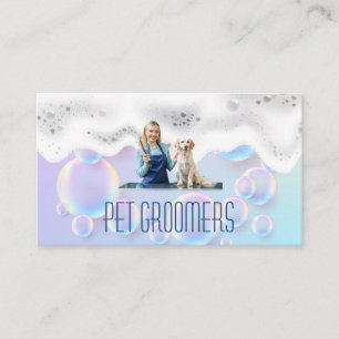Carte De Visite Lavage de Chien    Services Animaux   Nettoyage au