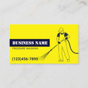 Carte De Visite Lavage de pression Lavage de puissance Marine et n