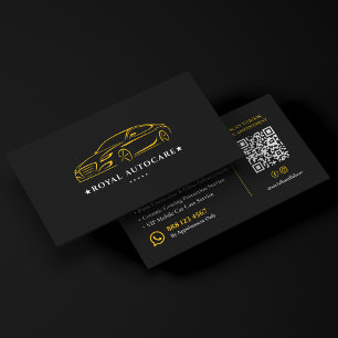 Carte De Visite Lavage de voiture de luxe Service de detailing aut