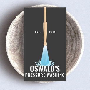 Carte De Visite Lavage sous pression, pistolet à lessive Gold Powe