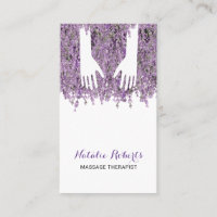 Lavande curative de spa de mains de thérapie de