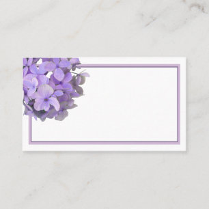 Carte De Visite Lavande violette Hydrangea