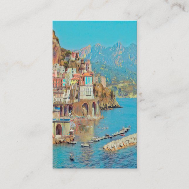 Carte De Visite ldp ATRANI - Côte d'Amalfi - (Devant)