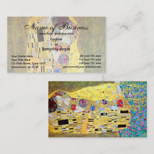 Carte De Visite Le Baiser par Gustav Klimt