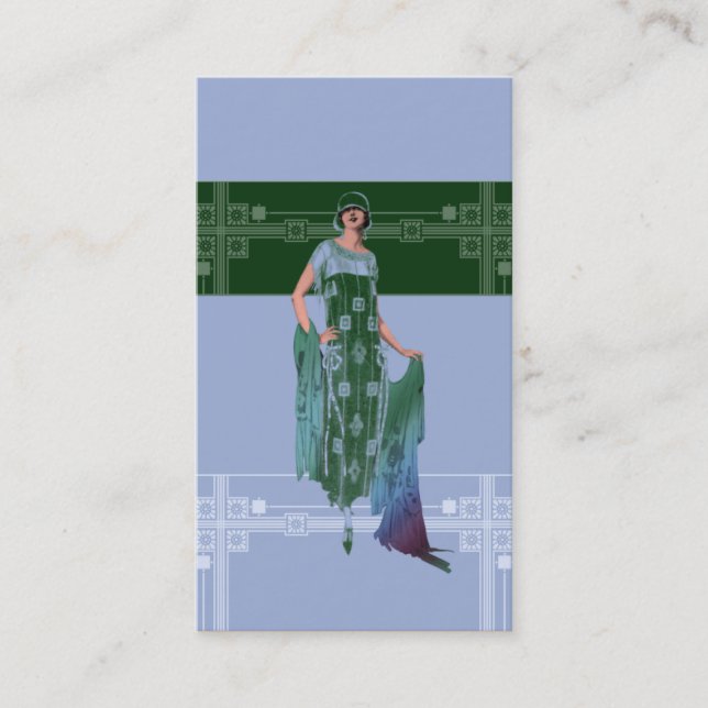 Carte De Visite Le châle de Charlotte : les années 1920 façonnent (Devant)