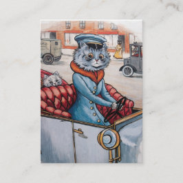 Carte De Visite Le chauffeur de chat - bilatéral