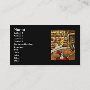 Carte De Visite Le cirque de Georges Seurat (1891)