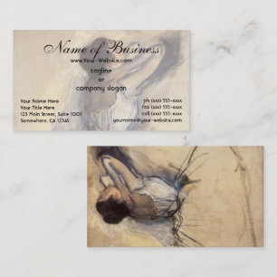 Carte De Visite Le Danseur par Edgar Degas