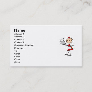 Carte De Visite Le dîner est servi