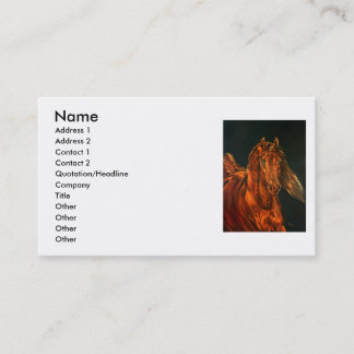 Carte De Visite Le feu