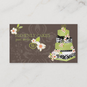 Carte De Visite Le fondant au thé vert PixDezines gâteau mariage/b