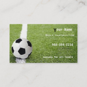 Carte De Visite Le football du football