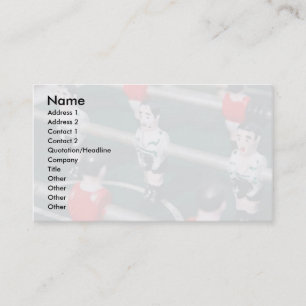 Carte De Visite Le football/football de Tableau