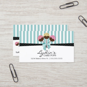 Carte De Visite Le gâteau saute la boulangerie