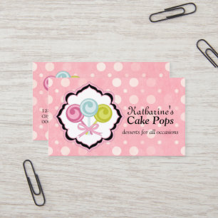 Carte De Visite Le gâteau saute la boulangerie
