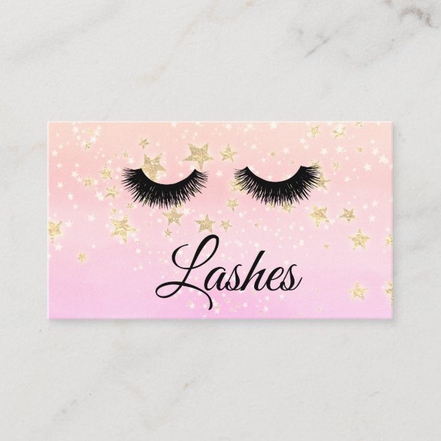 Carte De Visite Le *~* Girly ROUGISSENT les parties scintillantes (Devant)