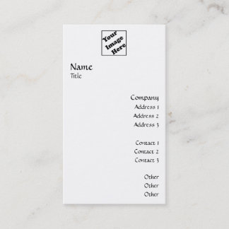 Carte De Visite Le logo vertical lissent 2