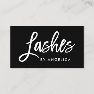 Carte De Visite Le manuscrit moderne de brosse fouette le