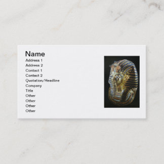 Carte De Visite Le masque d'or de Tutankhamun