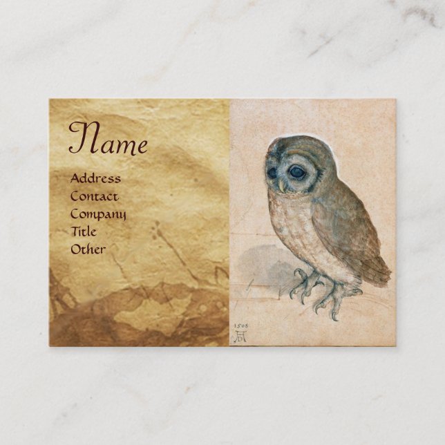 Carte De Visite LE MONogramme OWL (Devant)