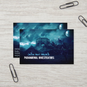 Carte De Visite Le Paranormal Enquêteur Haunted Village