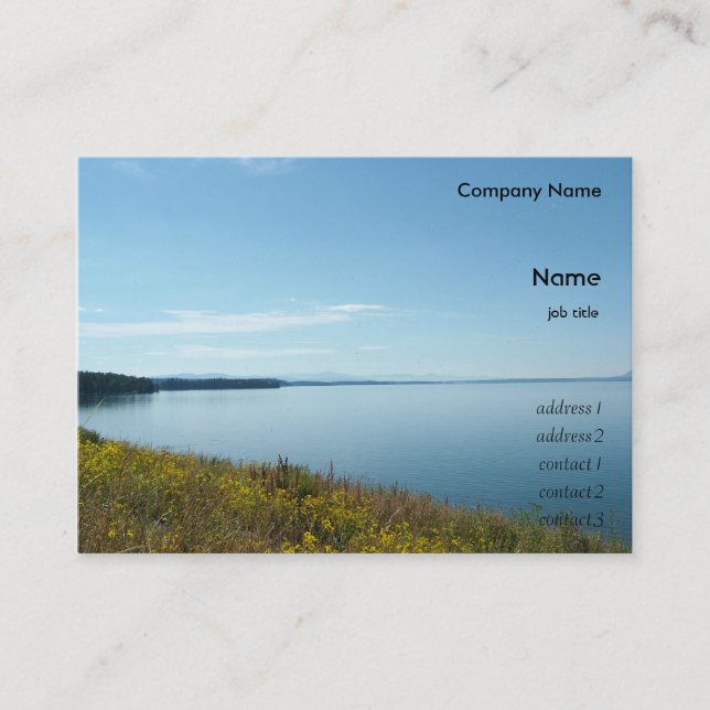 Carte De Visite Le Parc national de Grand Teton (Devant)