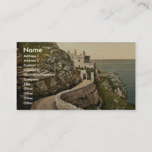 Carte De Visite Le phare, Llandudno, Pays de Galles Photochrom