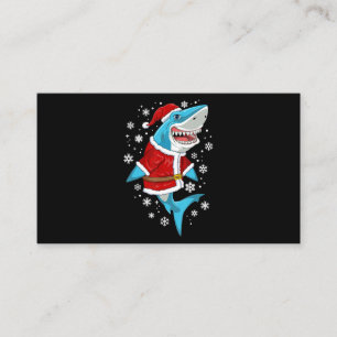 Carte De Visite Le poison de Shark Christma