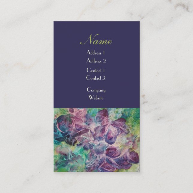 Carte De Visite Le profil de l'entreprise de concepteur de (Devant)