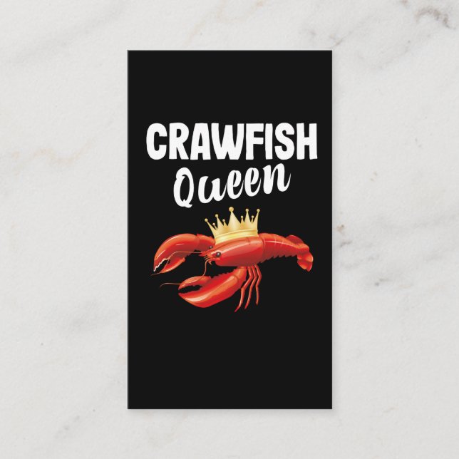 Carte De Visite Le restaurant Queen Sea Food Lover (Devant)