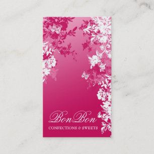 CARTE DE VISITE LE ROSE DOUX DE FÈVE DE 311 FÈVES SE FANENT