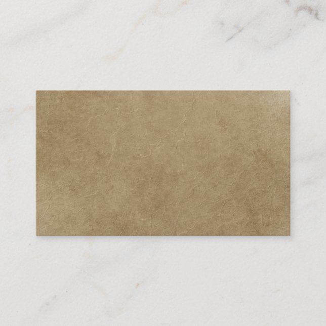 Carte De Visite Le sac de papier Brown aiment Texutre (Devant)