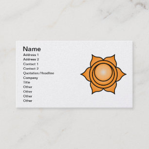 Carte De Visite Le Sacral Chakra