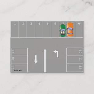 Carte De Visite Le sort entier est ouvert - mais vous parc à côt