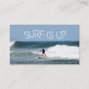 Carte De Visite Le Surf est levé