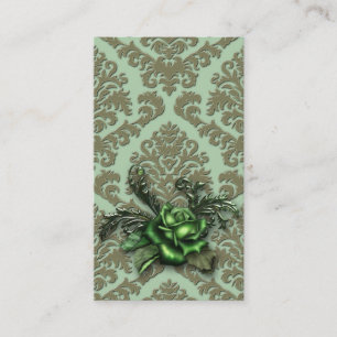 Carte De Visite Le velours de coupe de damassé, POUSSIÉREUX S'EST