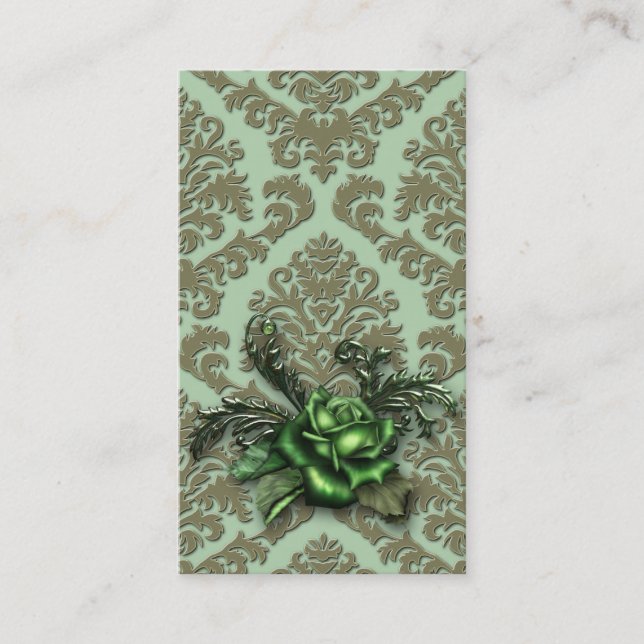 Carte De Visite Le velours de coupe de damassé, POUSSIÉREUX S'EST (Devant)